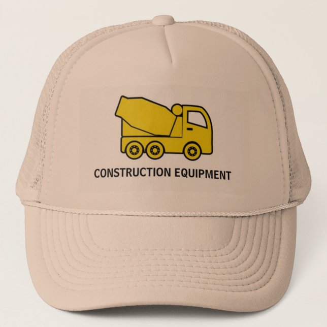 HAT CONSTRUCTION HAT BEIGE CUSTOMIZE (Front)