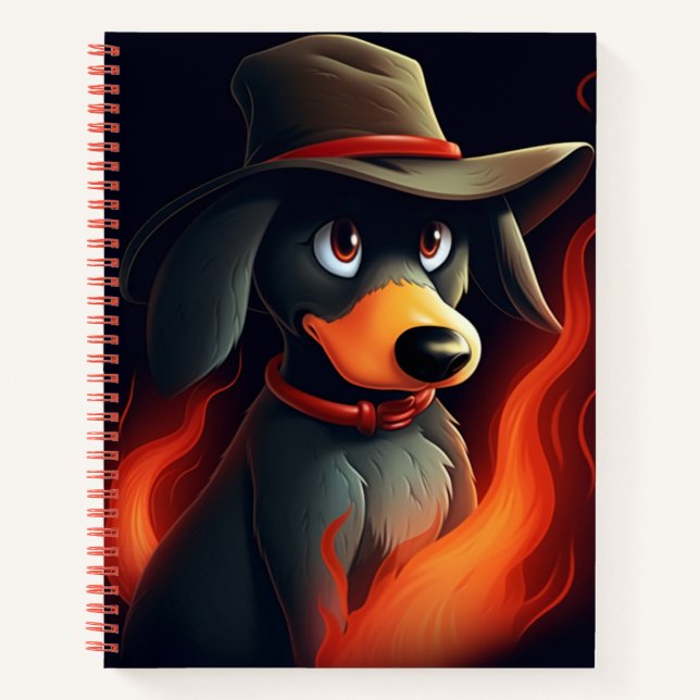 Hat Dog Notebook (Front)