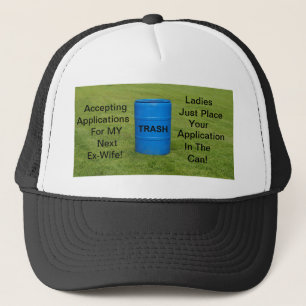 Hat/ Ex-wife humour Trucker Hat