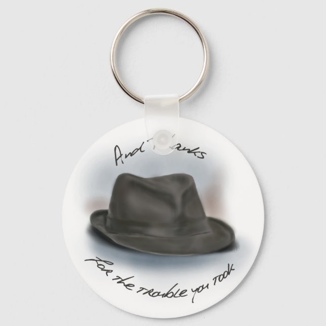 Hat for Leonard 1 Keychain (Front)