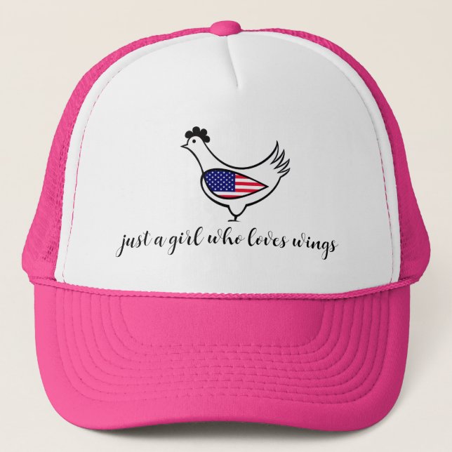 Hat Girl who loves wings (Front)