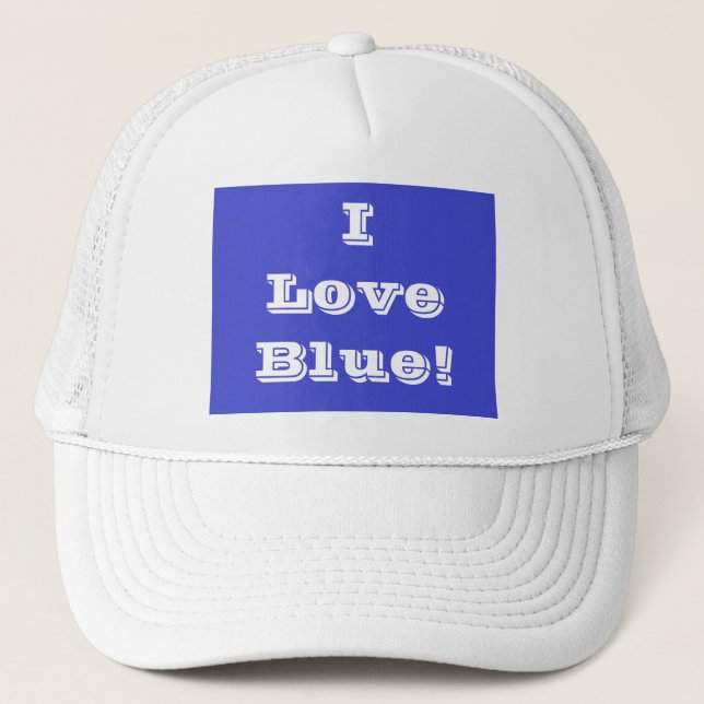 Hat I Love Blue (Front)