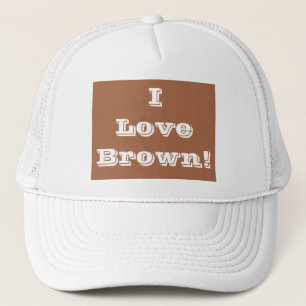 Hat I Love Brown