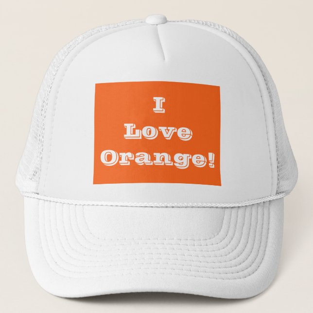 Hat I Love Orange (Front)