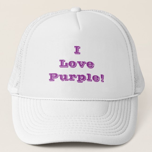 Hat I Love Purple (Front)