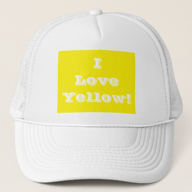 Hat I Love Yellow (Front)