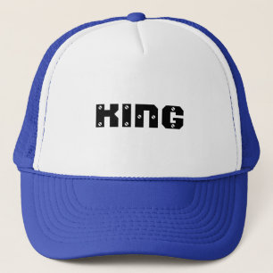Hat King Cap Custom Text Trucker Hats or Caps