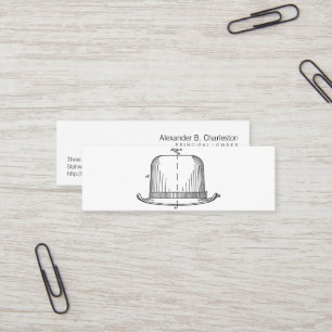 Hat Mini Business Card