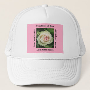 Hat Poem Poetic Rose On Pink By Ladee Basset