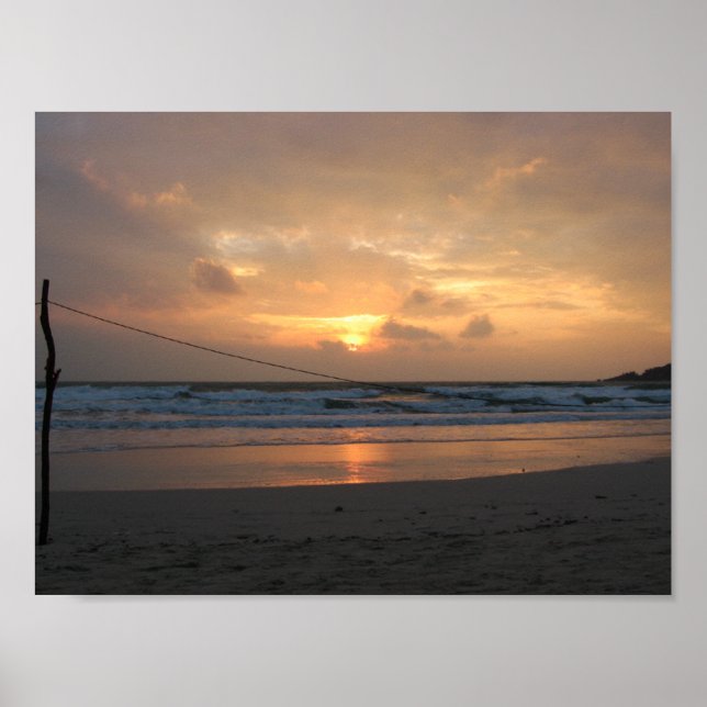 Hat Rin Beach Sunrise ... Koh Phangan, Thailand Poster (Front)