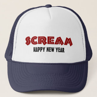 Hat Scream Happy New Year