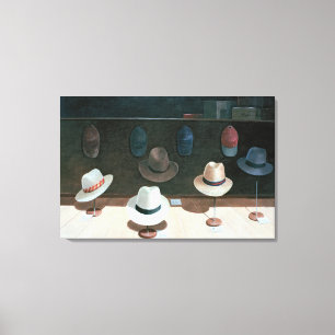 Hat Shop 1990 Canvas Print
