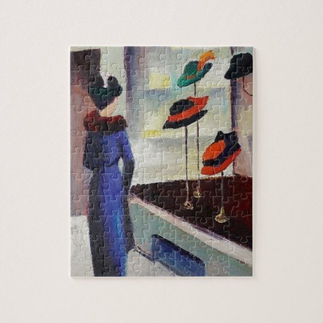 Hat Shop - August Macke Jigsaw Puzzle (Vertical)