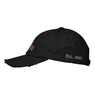 Hat, Side Text Embroidered Hat