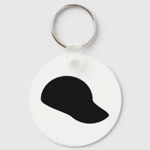 Hat Silhouette Keychain