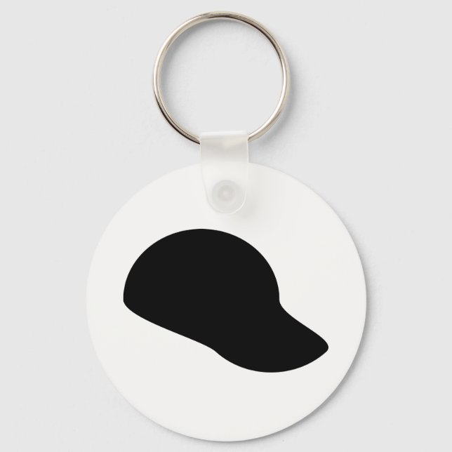 Hat Silhouette Keychain (Front)