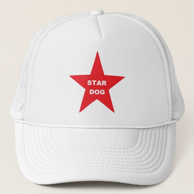 Hat Star Dog on Red Star (Front)