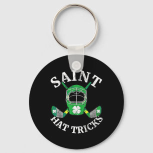 Hat Tricks Hockey Shamrock Kids Boys St Patricks D Keychain