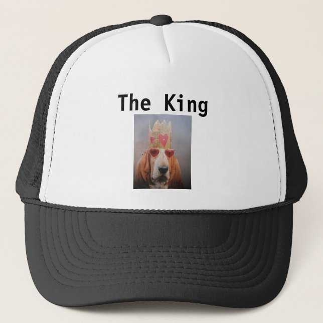 Hat With Basset Hound King (Front)