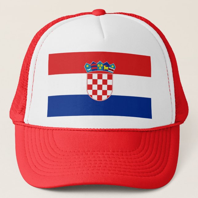 Hat with Flag of Croatia (Front)