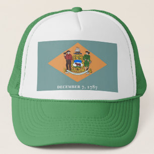 Hat with Flag of  Delaware State - USA