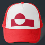 Hat with Flag of Greenland<br><div class="desc">Add a touch of Greenlandic pride to your wardrobe with our exclusive hat featuring the flag of Greenland! Crafted with meticulous attention to detail, this hat is more than just a stylish accessory; it’s a celebration of Greenland’s heritage and cultural pride. The vibrant design prominently displays the iconic Greenlandic flag,...</div>