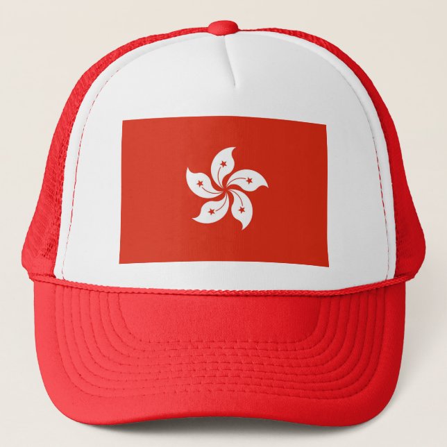 Hat with Flag of Hong Kong, China (Front)