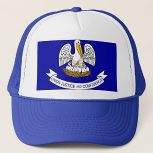 Hat with Flag of Louisiana State - USA