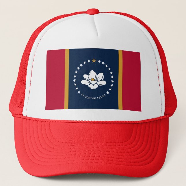 Hat with Flag of Mississippi, USA (Front)