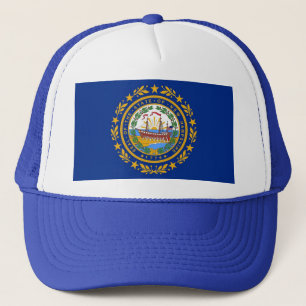 Hat with Flag of  New Hampshire State - USA
