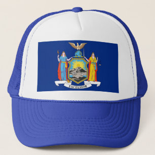 Hat with Flag of New York State - USA