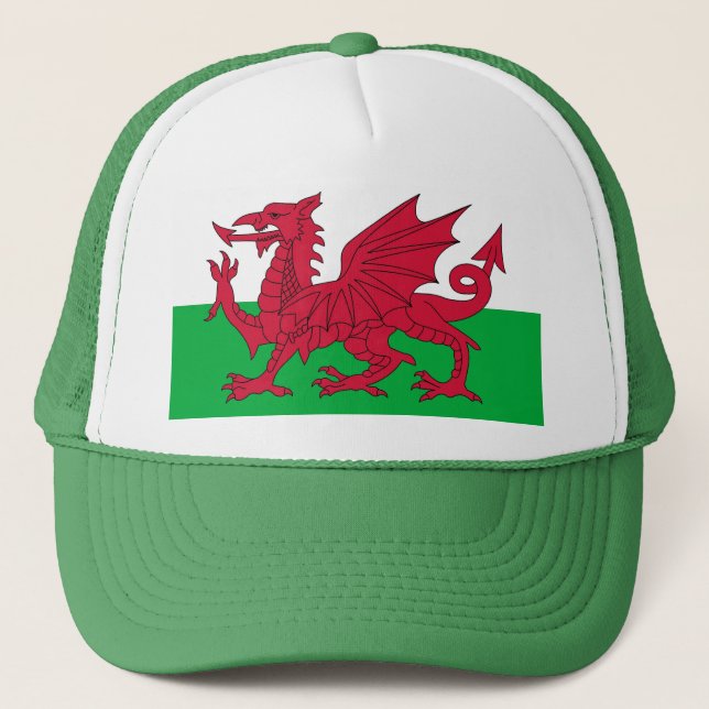 Hat with Flag of Wales (Front)