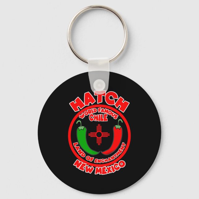 Hatch New Mexico World Famous Chile Land Of Enchan Keychain (Front)