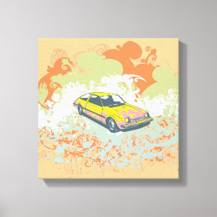 Hatchback Wrapped Canvas