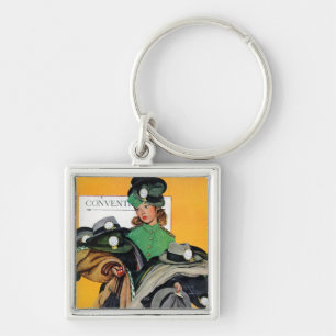 Hatcheck Girl Keychain