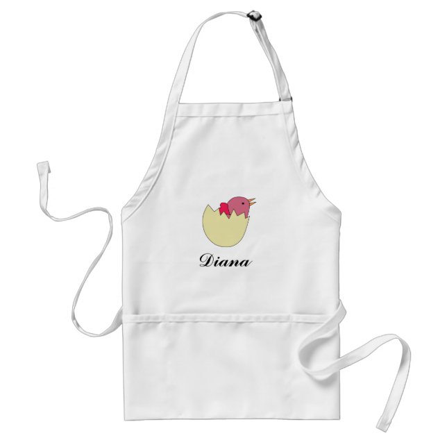 Hatched Diana Standard Apron (Front)