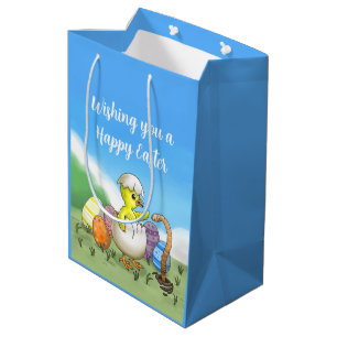 Hatched Easter Chicken Medium Gift Bag