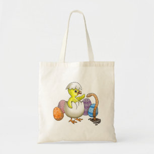 Hatched Easter Chicken Tote Bag