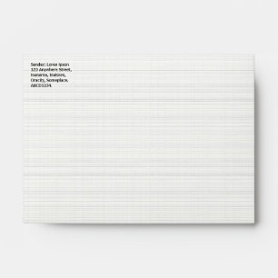 Hatched Texture Paper Look Envelope