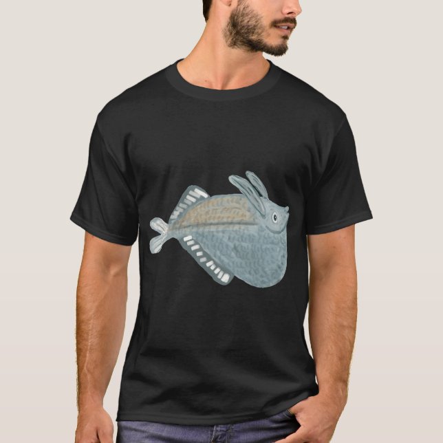 Hatchet Fish Cartoon T-Shirt (Front)
