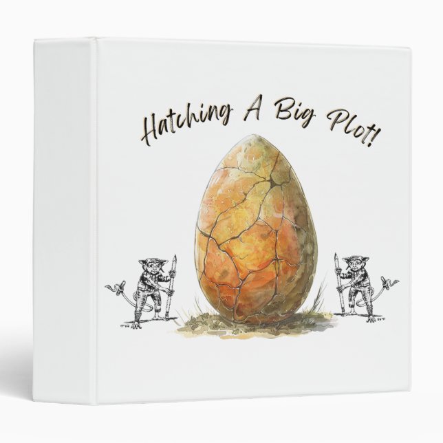 Hatching a Big Plot Classeur à 3 anneaux (Devant/Côté)
