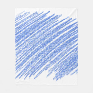 Hatching coloured pencil scratch fleece blanket