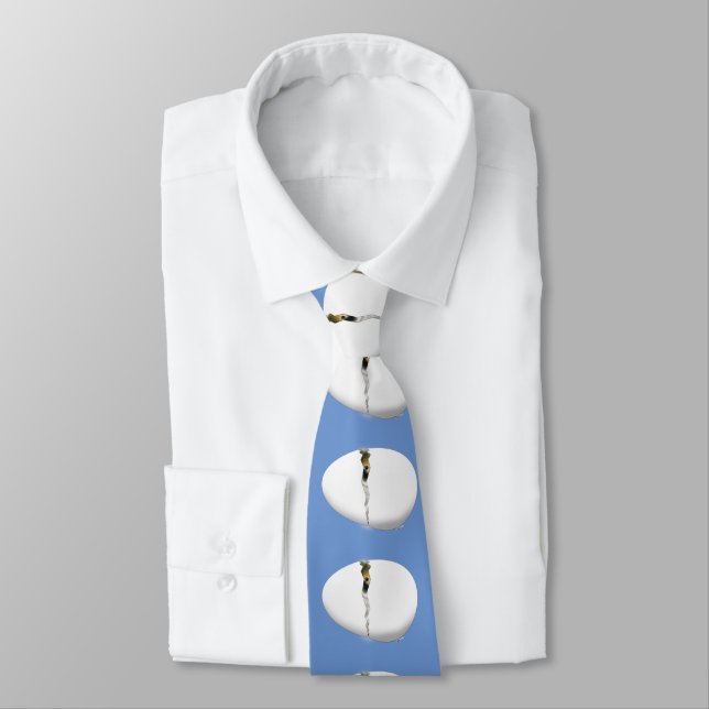 Hatching Egg Tie (Tied)