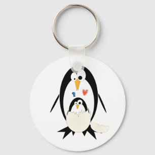 Hatching Penguin Key Chain