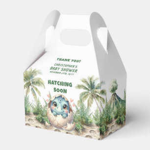 Hatching Soon Favor Box for Baby Boys