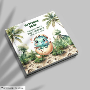 Hatching Soon Personalized Baby Boy Memory Book