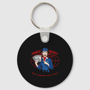Hate America Offended By Speech You Can Leave (on  Keychain