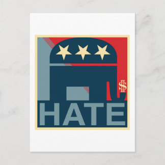 Hate-Gop Postcard
