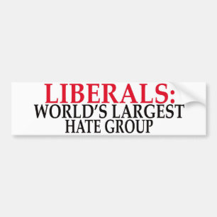 hate group bumper sticker