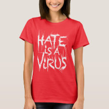 Hate Is A Virus Sharp Pain 3 Tshirt